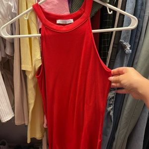 Zara red bodysuit